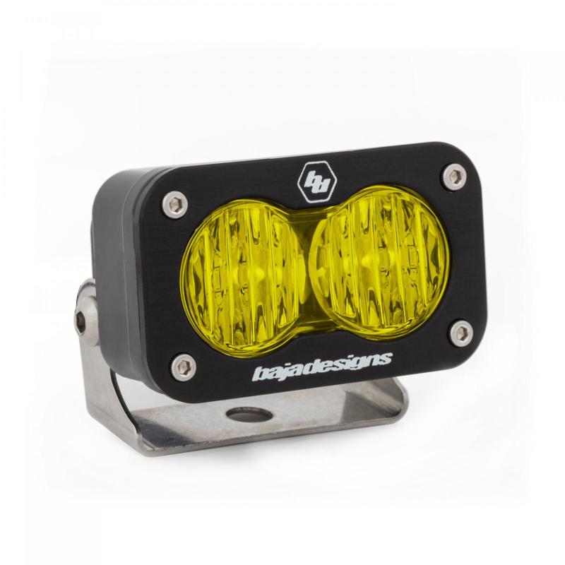Baja Designs S2 Sport Wide Cornering Pattern LED Work Light - Amber for offroad performance upgrades