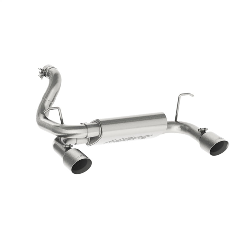 MBRP 2018+ Jeep Wrangler (JL) 3.6L V6 Dual Rear Exit Axle Back AL Exhaust System Secondary image