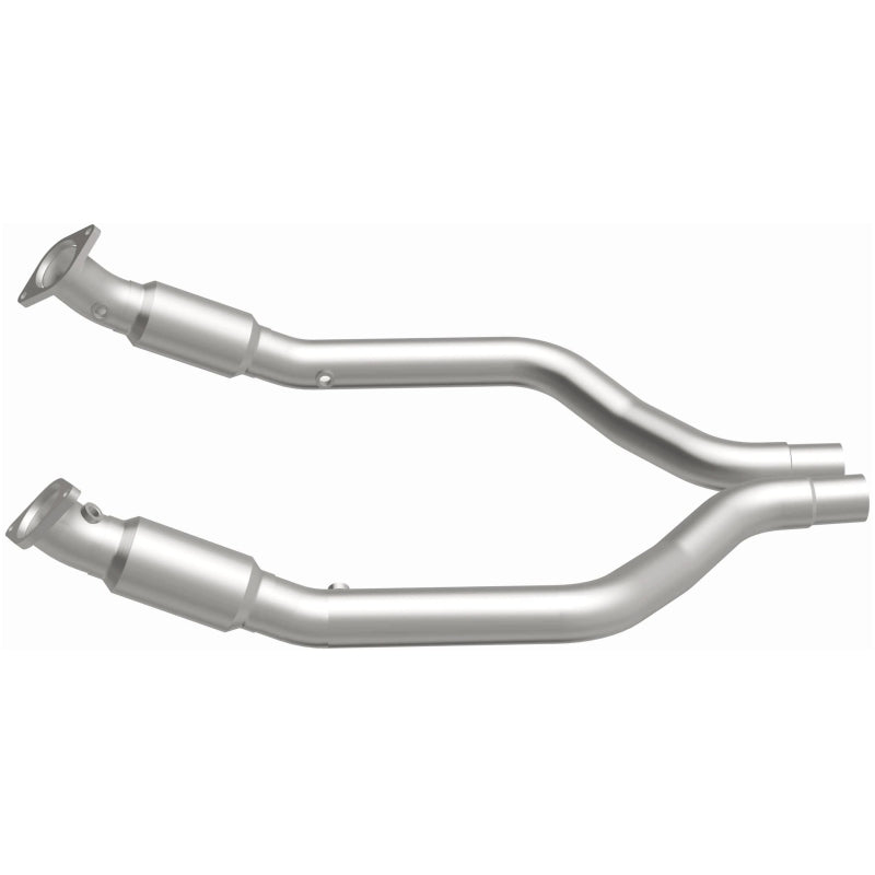 MagnaFlow Conv DF 05- SRT-8 6.1L OFF ROAD exhaust pipes for offroad performance upgrades.