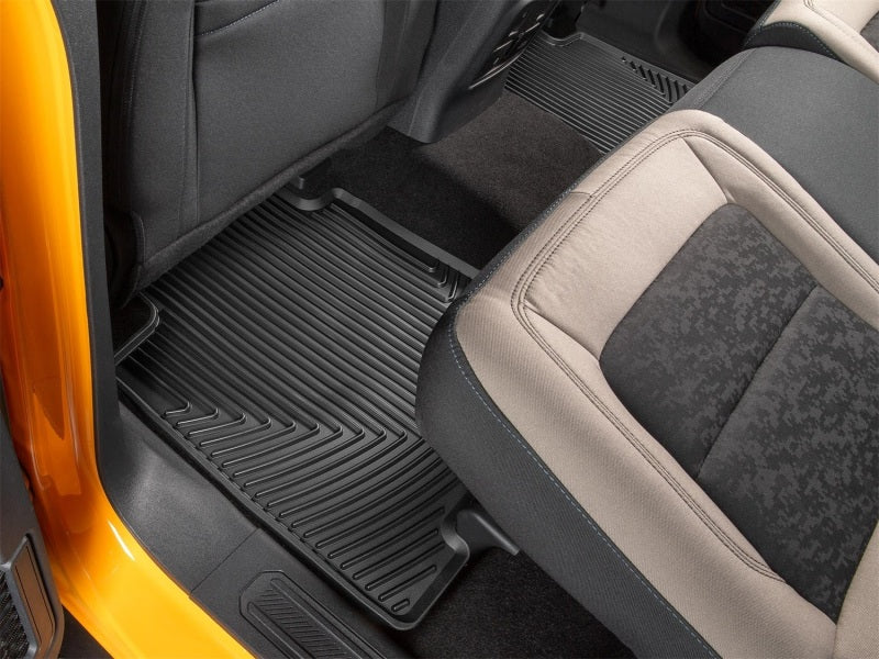 WeatherTech 2021+ Ford Bronco Rear Rubber Mats - Black Secondary image