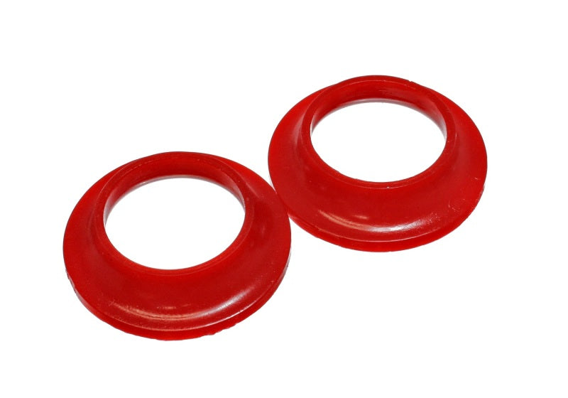 Energy Suspension 91-96 Chevrolet Full Size Red Rear Upper Coil Spring Isolators Secondary image