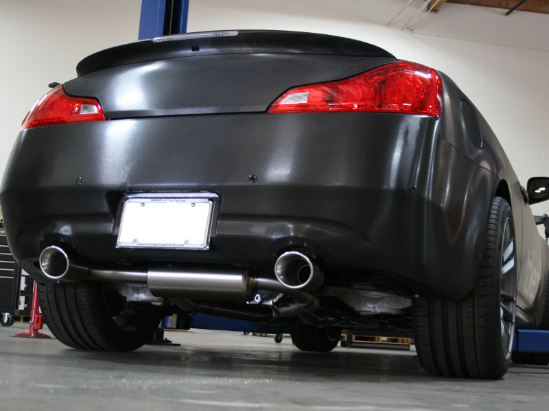 aFe Takeda 2-1/2in 304SS Cat-Back Exhaust Infiniti G37 08-13/Q60 14-15 V6-3.7 w/ Polished Tips Secondary image