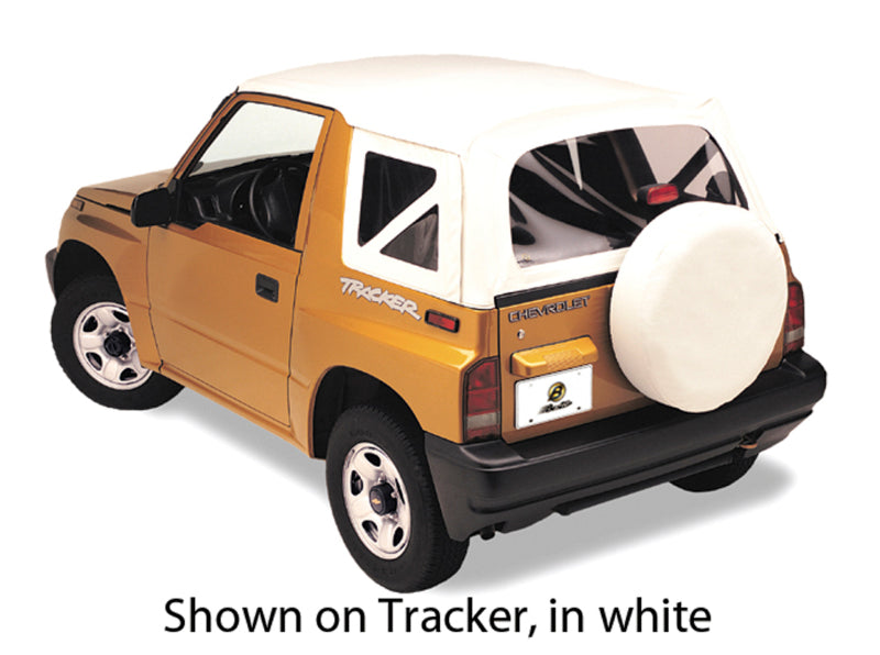 Bestop 89-94 Tracker/Sidekick Replace A-Top (White Denim Clear Windows No Door Skins Included) Secondary image