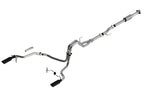 Borla F-150 2021 2.7L/3.5L 4dr CC SB EC STB Lari/King R/Plinum/LTD 3/2.25 SRE CB AK BLK CHR Tips exhaust system.