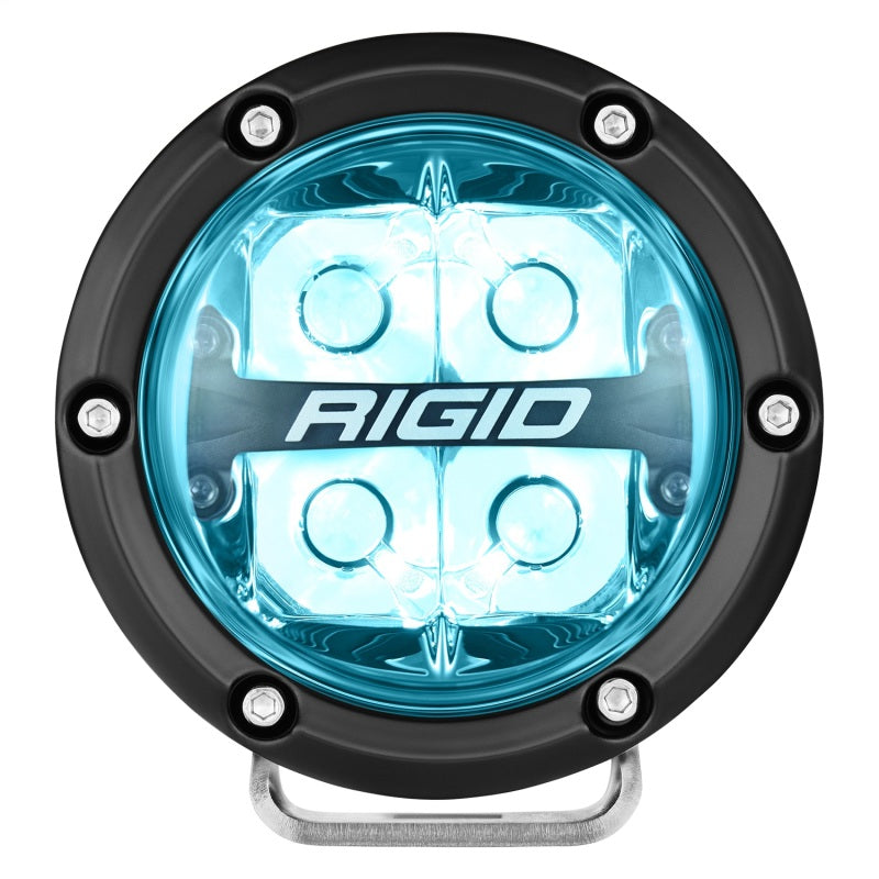 Rigid Industries 360-Series 4in LED Off-Road Spot Beam - RGBW (Pair) for offroad lighting and accessories.