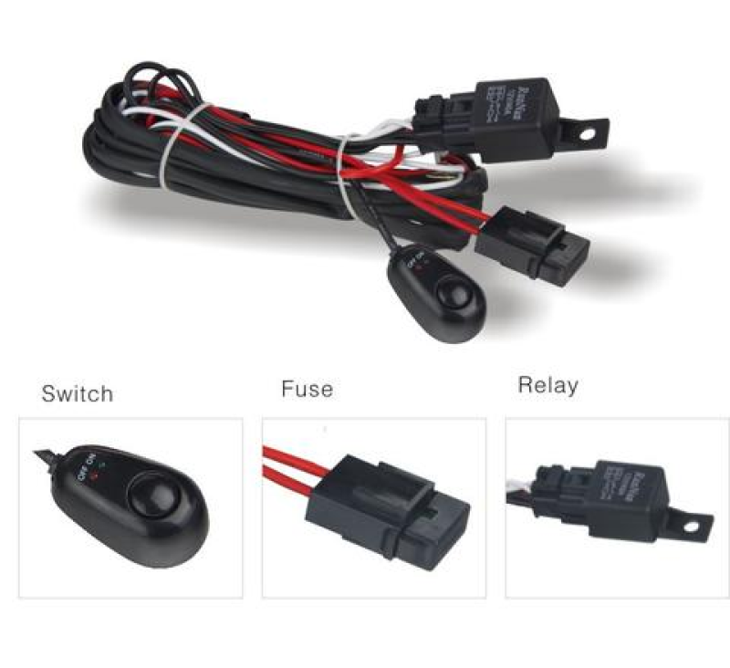 DV8 Offroad Wiring Harness w/ Relay & Switch Secondary image