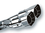 Borla Universal Polished Tip Dual Square Angle-Cut Intercooled exhaust tip for offroad performance upgrades.