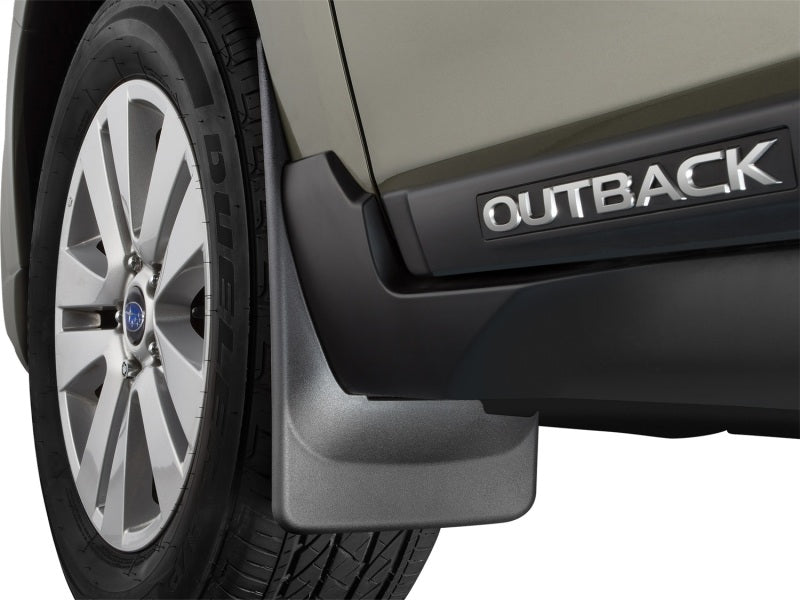 WeatherTech 2015+ Subaru Outback No Drill Mudflaps - Black Secondary image