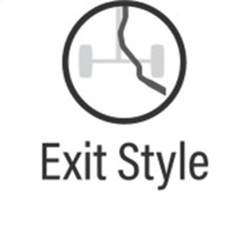 Exit Style icon for MagnaFlow exhaust system specifications.