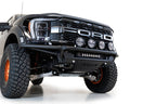 Addictive Desert Designs 21-22 Ford Raptor PRO Bolt-On Add-On Light Hoop (Req F218102070103) with offroad lighting accessories.