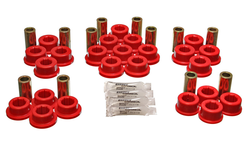 Energy Suspension 87-92 Toyota Supra Red Rear Control Arm Bushing Set for offroad performance upgrades