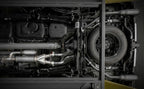Magnaflow 25+ Ram 1500 I6 3.0L SPEQ Series Black Coated Cat-Back Performance Exhaust System - underside view