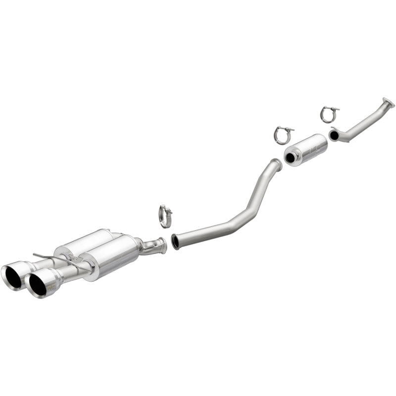 MagnaFlow 2017+ Honda Civic 1.5L 409 SS Single Exit Polished 4.5in Dual Tips Cat-Back Exhaust Secondary image