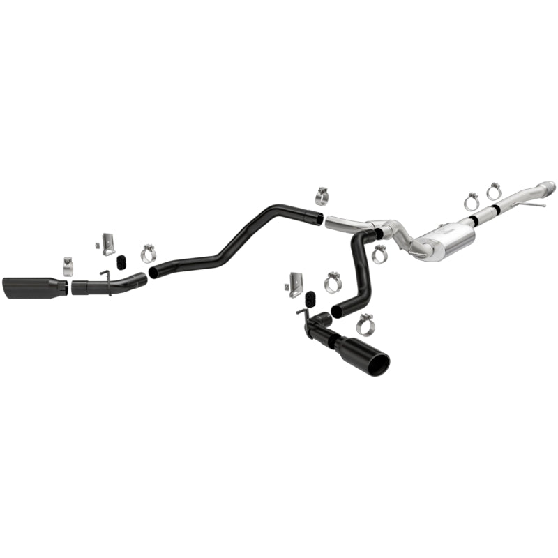 MagnaFlow 2019 Chevy Silverado 1500 V8 5.3L Street Series Dual Split Exit Exhaust w/ Black Tips Secondary image