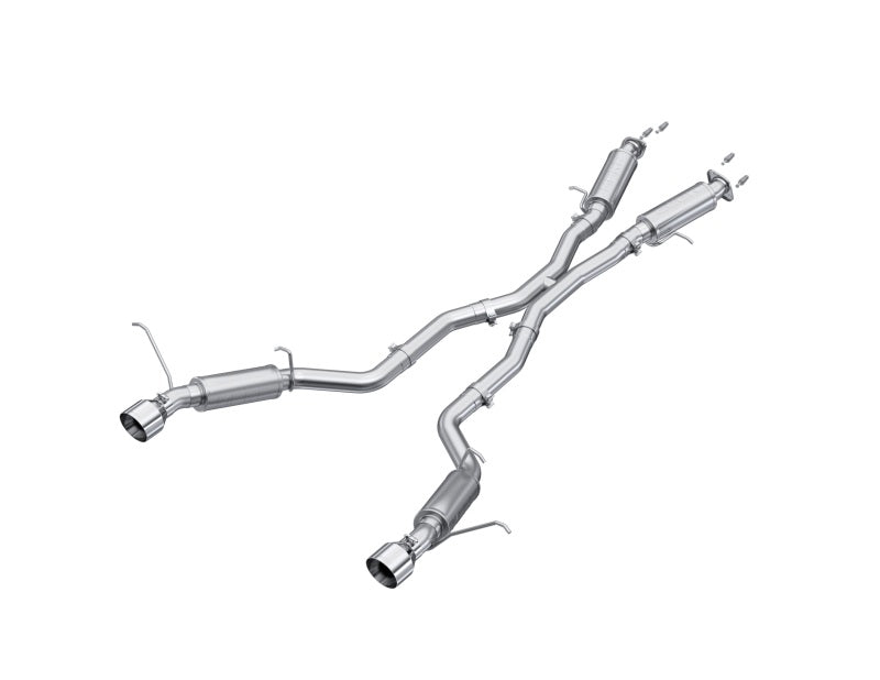 MBRP 2012+ Jeep Grand Cherokee SRT 6.4L 3in Dual Rear Exit Aluminized Catback Exhaust - T304 Tips Secondary image