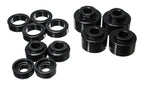 Energy Suspension 2005-07 Ford F-250/F-350 SD 2/4WD Reg Cab Body Mount Set - Black for offroad parts and performance upgrades.