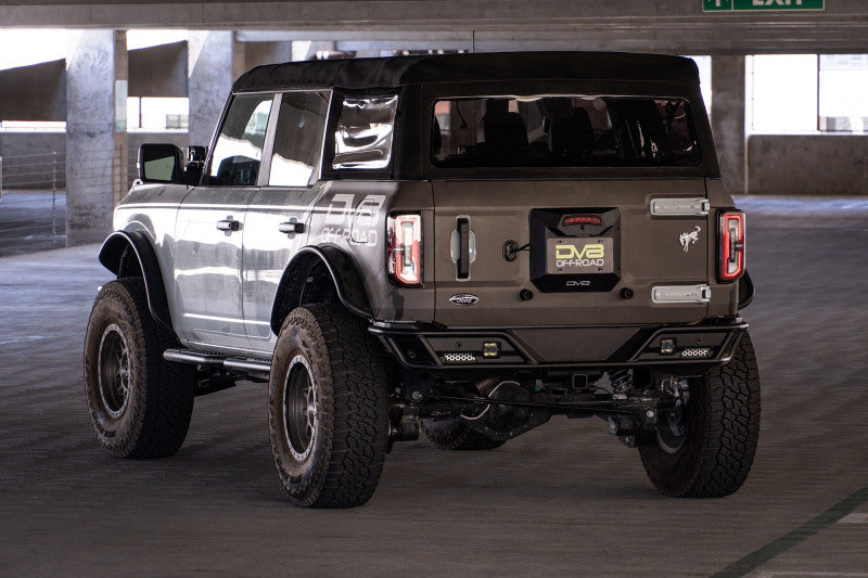 DV8 21-22 Spare Tire Delete on off-road Bronco SUV