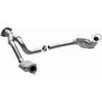MagnaFlow Conv DF 07-08 Escalade 6.2 Driver Side OEM catalytic converter with mandrel-bent tubing.