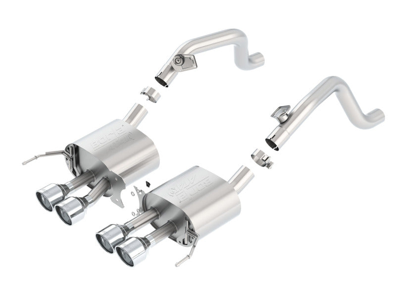 Borla 14-15 Chevy Corvette C7 w/o AFM w/o NPP Atak Rear Section Exhaust Quad Rd RL Tips Secondary image