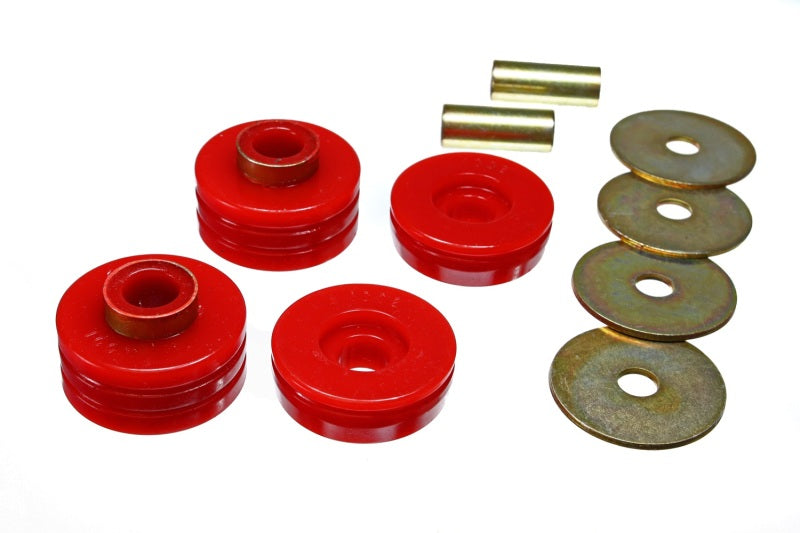 Energy Suspension 66-77 Ford Bronco 4WD Red Transmission Mount Set Secondary image