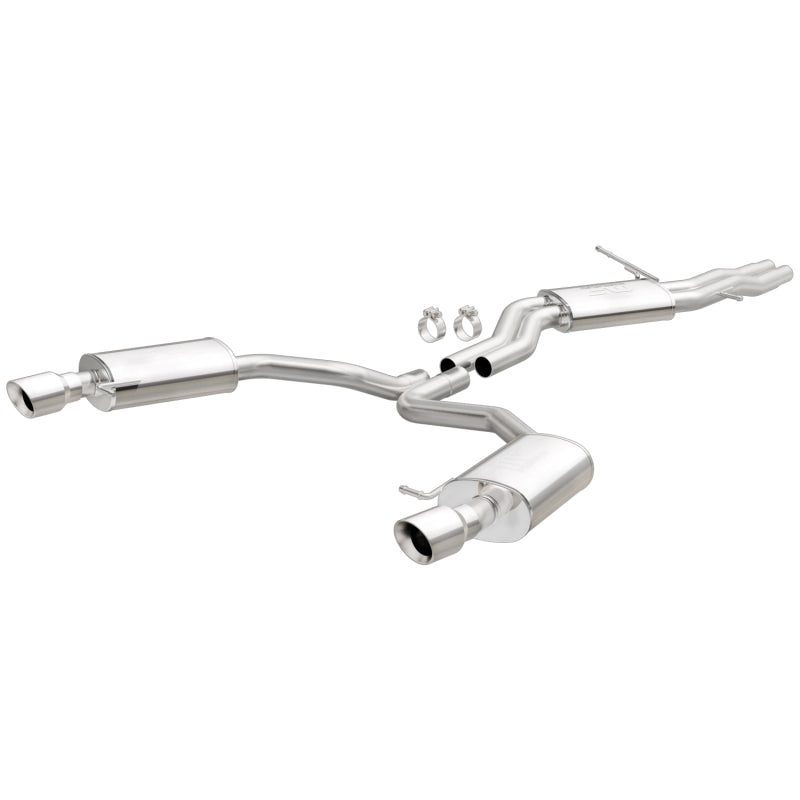 MagnaFlow Sys C/B 12-15 Audi A6 / A7 3.0L V6 SS 2.5in Dual Split Rear Ext 4in Tips exhaust system
