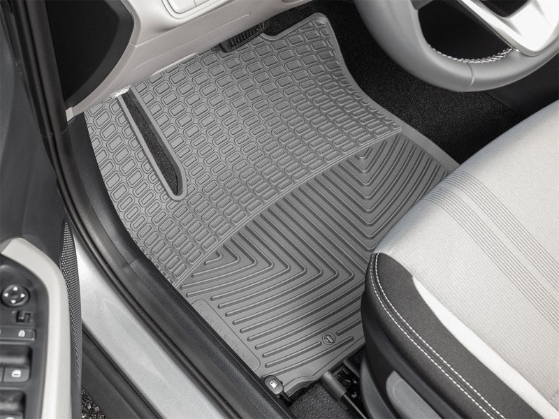 WeatherTech 16-22 BMW X1 28i 1st Row Front All-Weather Floor Mats - Grey Secondary image