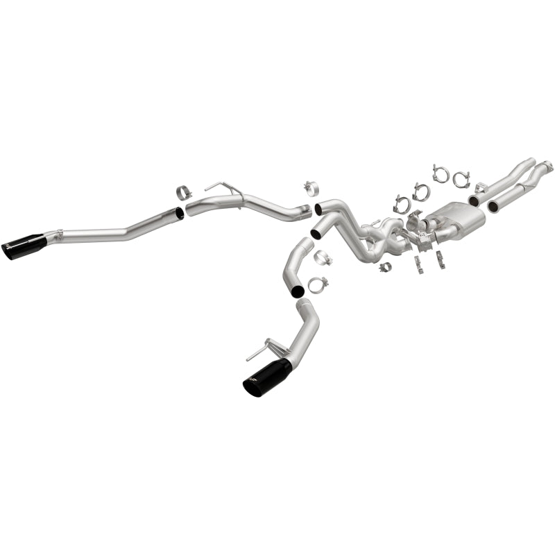 Magnaflow 2024 Ford Ranger Raptor Cat-Back Exhaust System parts for offroad performance upgrades and exterior accessories for trucks. Main image