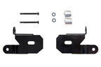 KC HiLiTES 18-19 Jeep Wrangler JL A-Pillar Light Mount Bracket Set (Pair) - Black parts for offroad lighting and electrical.