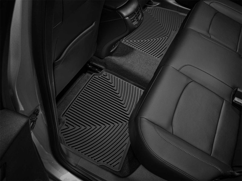 WeatherTech 2016+ Chevrolet Malibu Rear Rubber Mats - Black Secondary image