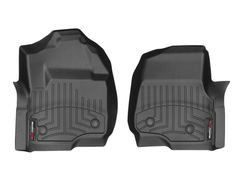 WeatherTech 2017+ Ford F-250/F-350/F-45-/F-550 Vinyl Front FloorLiner - Black (Super Cab-Suber Crew) - offroad parts