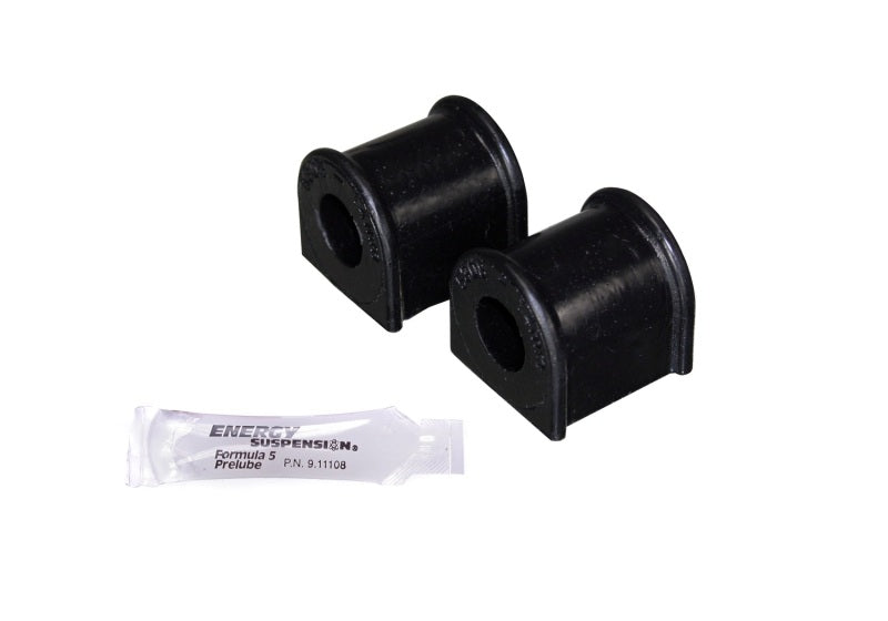 Energy Suspension 86-91 Mazda RX7 Black 14mm Rear Sway Bar Bushings for offroad performance upgrades.