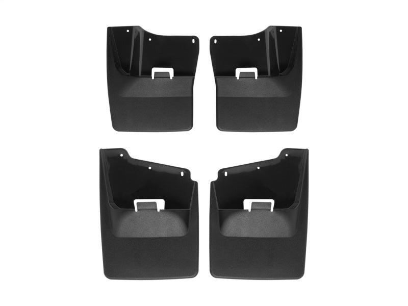 WeatherTech 20-24 GMC Sierra / Sierra Denali 2500HD / 3500HD No Drill Mudflaps - Black for offroad truck accessories online.