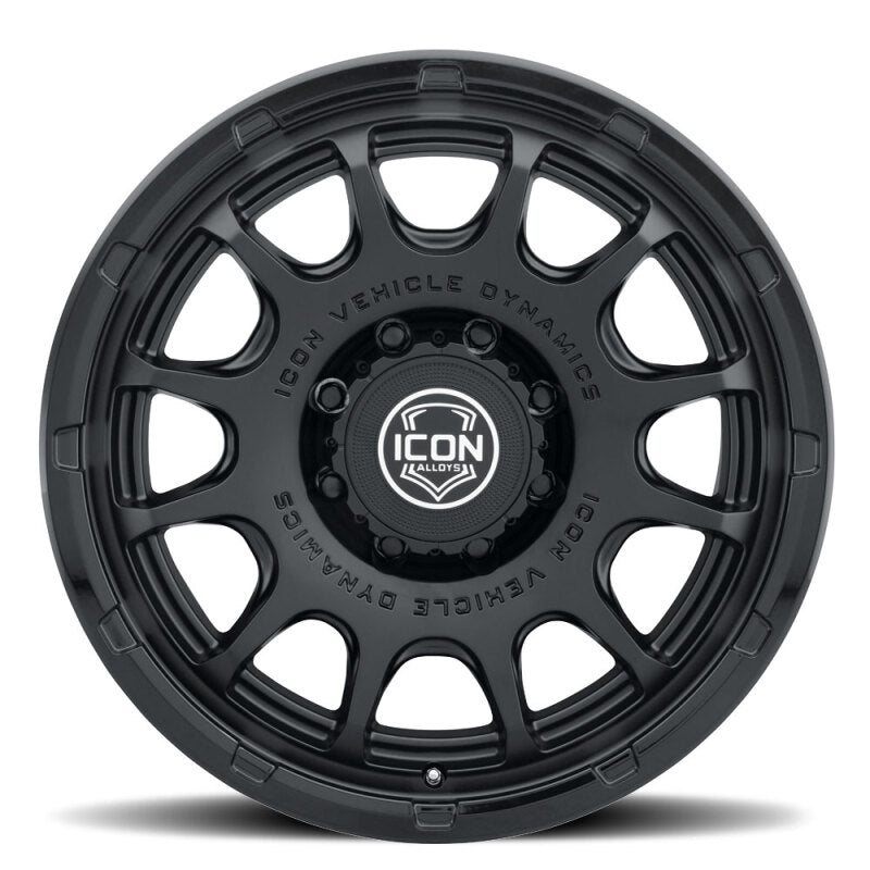 ICON Alloys Rancho 20x9 / 8x6.5 / 12mm / 5.5in BS DBL Black Wheel Secondary image