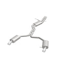 MagnaFlow Sys C/B 12-15 Audi A6 / A7 3.0L V6 SS 2.5in Dual Split Rear Ext 4in Tips exhaust system layout
