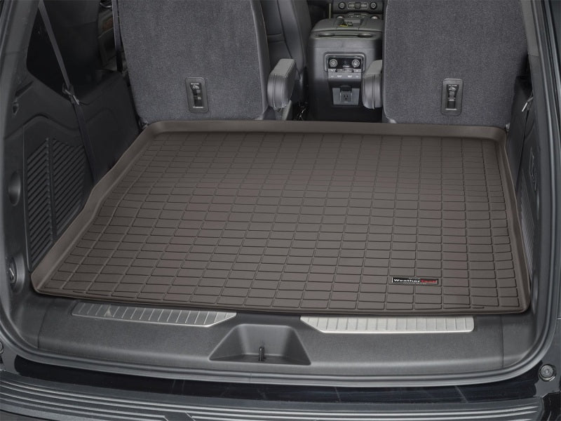 WeatherTech 2021+ GM Tahoe/Yukon/Yukon Denali (Behind 2rd Row Seating) Cargo Liners - Cocoa Secondary image