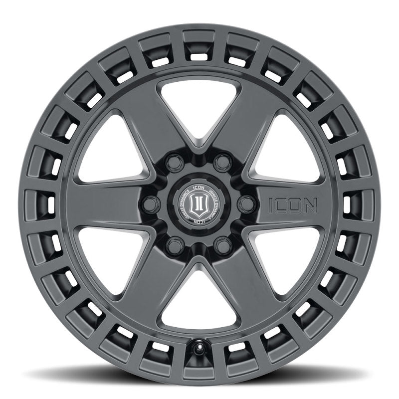 ICON Raider 17x8.5 6x120 0mm Offset 4.75in BS Satin Black Wheel Secondary image