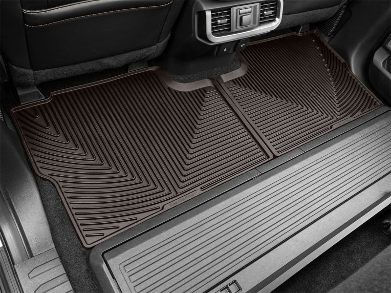 WeatherTech 2021+ Ford F-150 SuperCrew/Raptor Rear Rubber Mats - Cocoa Secondary image