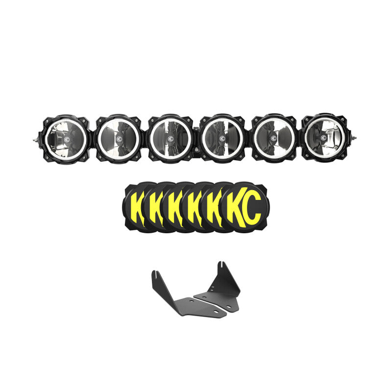 KC HiLiTES 2020+ Polaris RZR Turbo R/Pro XP 39in. Pro6 Gravity LED 6-Light 120w Combo Beam for offroad lighting