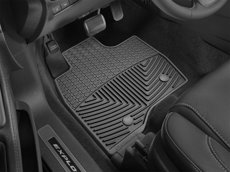 WeatherTech 17+ Ford Explorer Front Rubber Mats - Black Secondary image