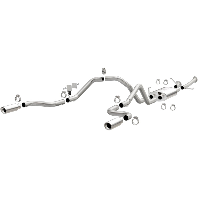 MagnaFlow 14 Toyota Tundra V8 4.6L/5.7L Stainless Cat Back Exhaust Dual Split Rear Exit Secondary image