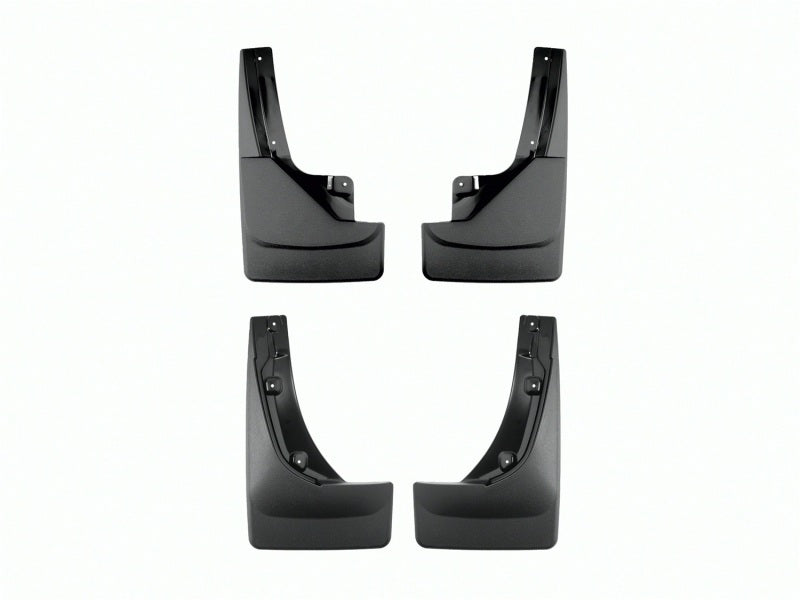 WeatherTech 2022 Jeep Wagoneer/Grand Wagoneer No Drill Mudflaps - Black for offroad performance upgrades.