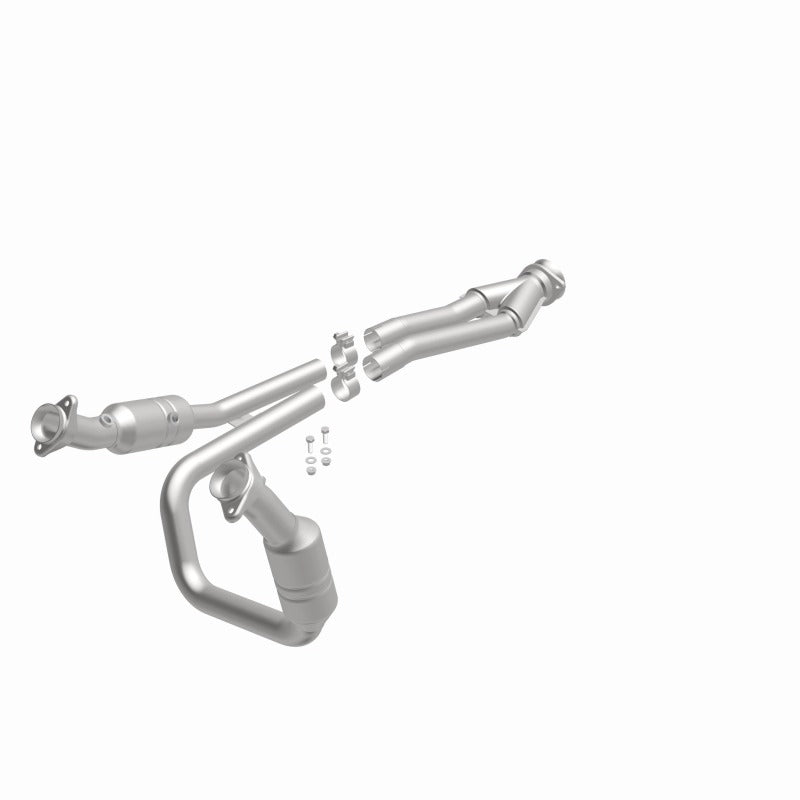 MagnaFlow Conv Direct Fit 2015 Ford Transit-150/250/350 V6 3.7L exhaust system for offroad performance upgrades.
