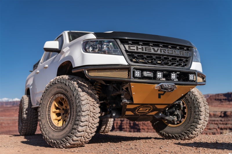 N-Fab M-RDS Front Bumper 15-17 Chevy Colorado - Tex. Black w/Silver Skid Plate Secondary image
