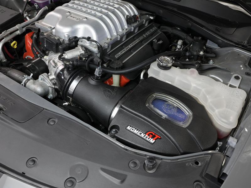 aFe Momentum GT 17-18 Dodge Charger/Challenger SRT Hellcat CAI(w/ Pro 5R Media Filter) Secondary image