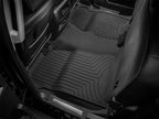 WeatherTech 15-19 GMC Sierra / Sierra Denali 2500HD/3500HD (Crew Cab) Rear FloorLiner HP - Black interior view.