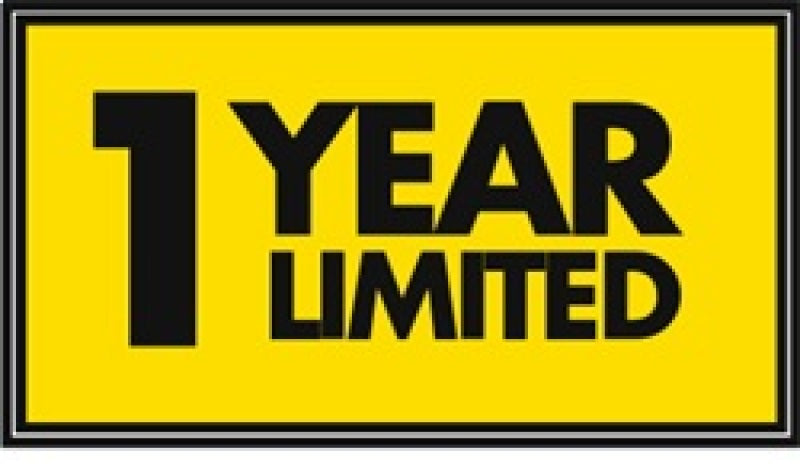 1 Year Limited Warranty Promotional Signage