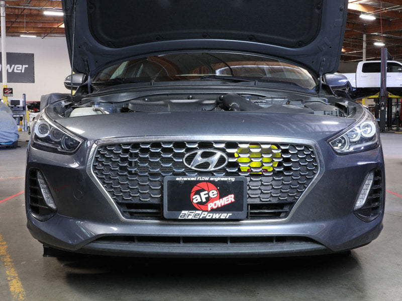aFe 18-20 Hyundai Elantra GT L4-1.6L (t) Takeda Momentum Dynamic Air Scoop - Neon Green Secondary image