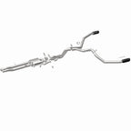Magnaflow 2024 Ford Ranger Raptor Cat-Back Exhaust System components and parts for enhanced performance and off-road capabilities.