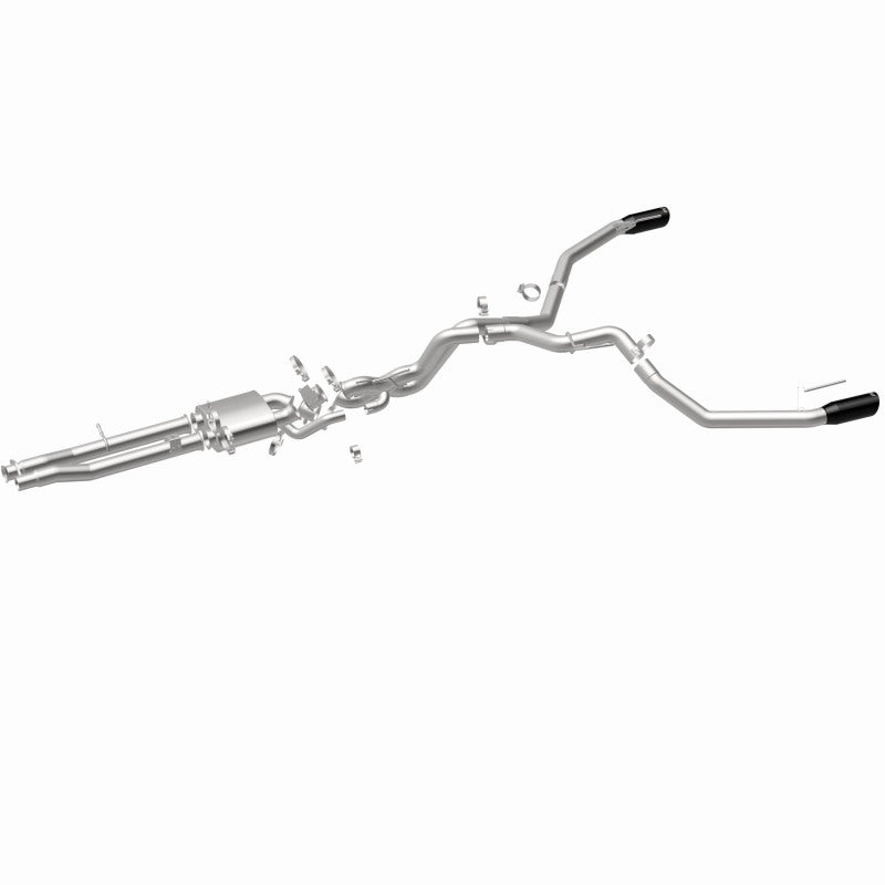 Magnaflow 2024 Ford Ranger Raptor Cat-Back Exhaust System components and parts for enhanced performance and off-road capabilities.