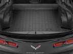 WeatherTech 14 Chevrolet Corvette Stingray Cargo Liners - Black in trunk area
